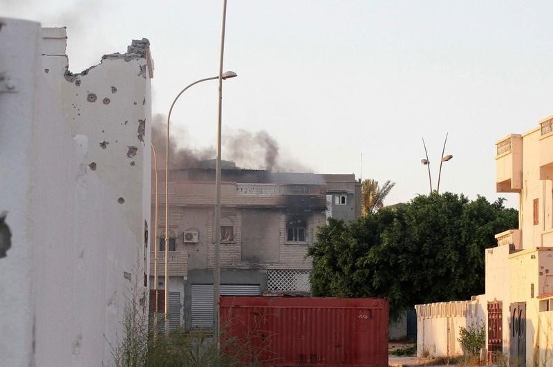 Poursuite de l'offensive des forces libyennes a syrte