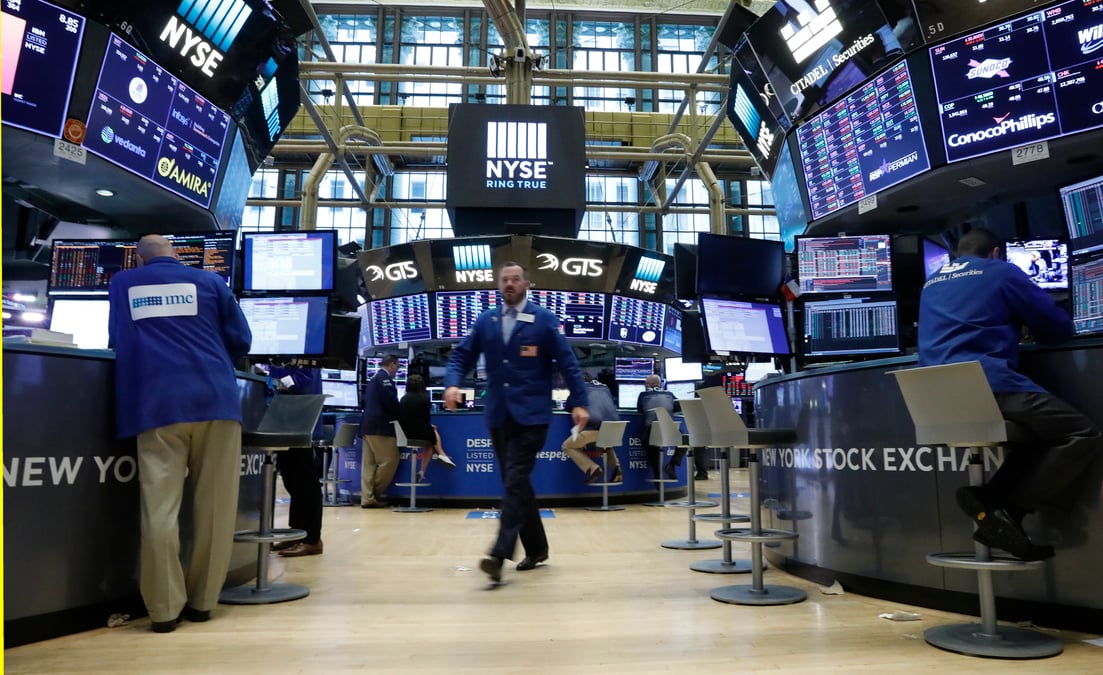 La bourse de new york finit en baisse