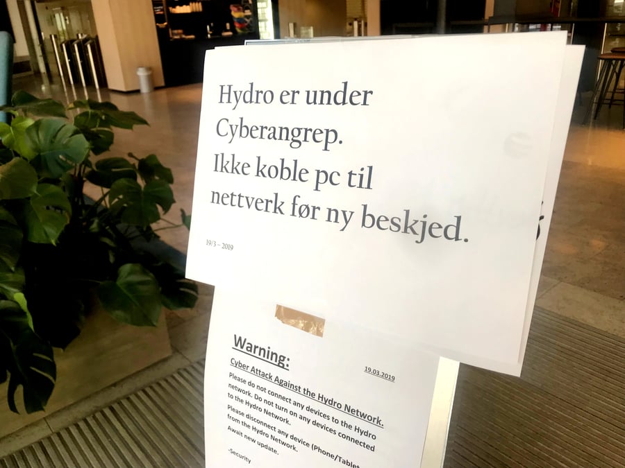 Le producteur d'aluminium norsk hydro victime d'une cyberattaque