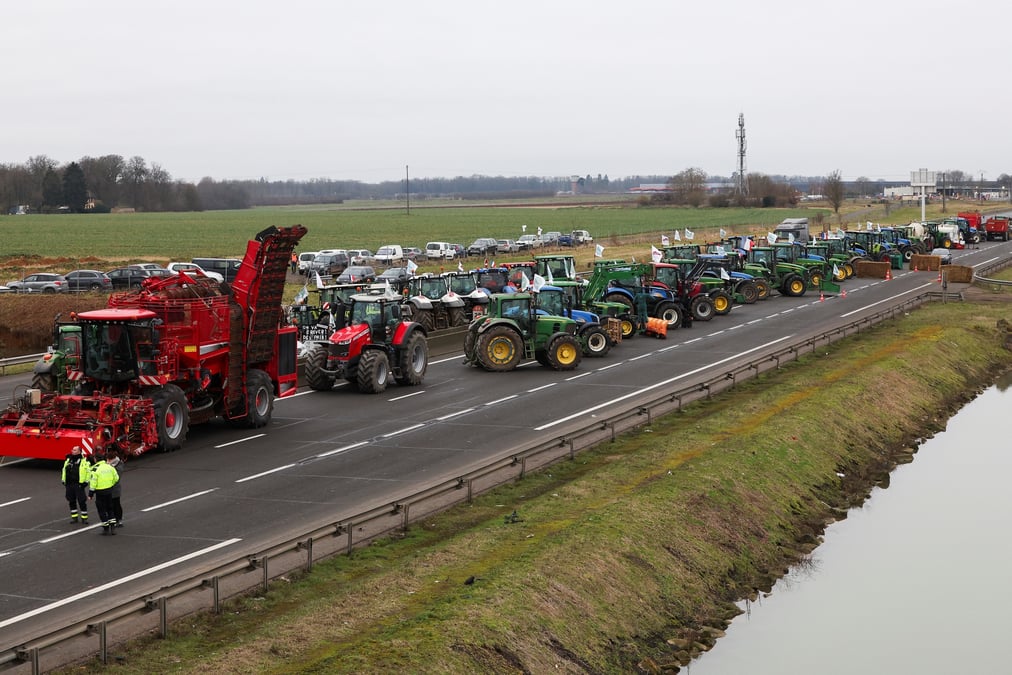 Manifestations nationales d'agriculteurs en france