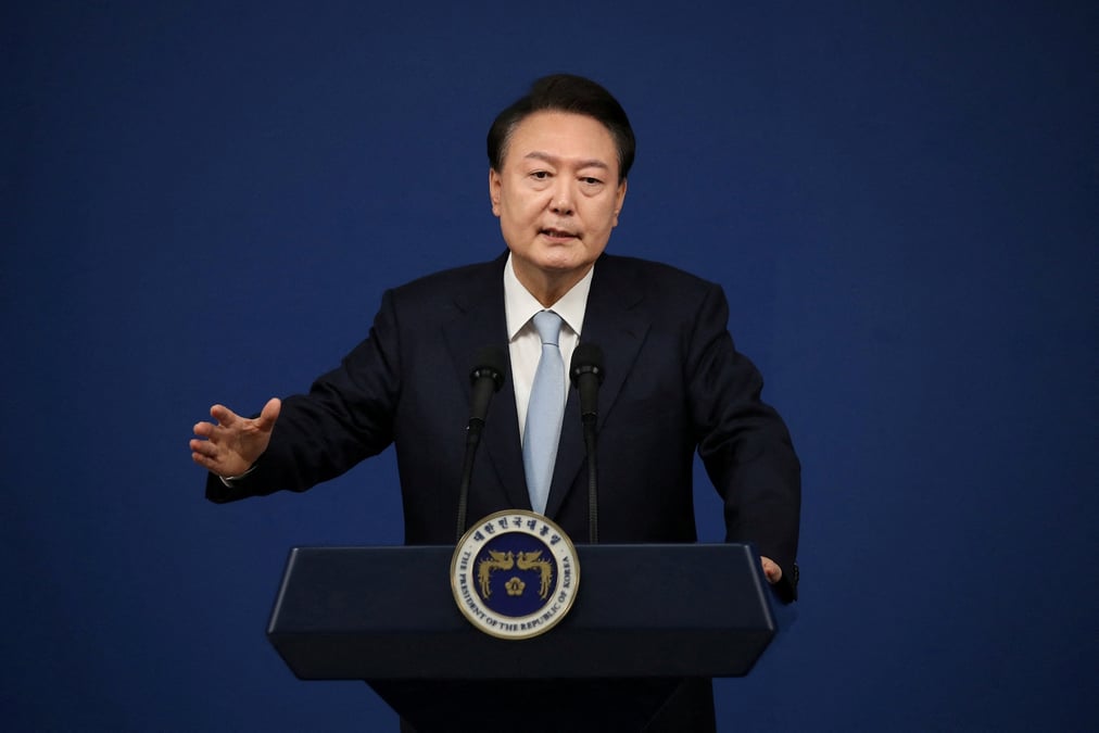 Le president sud-coreen yoon suk yeol