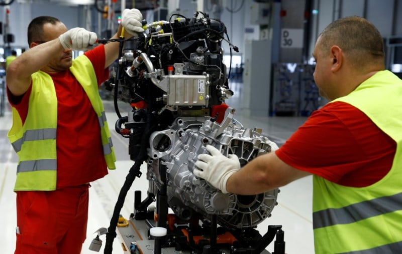 Croissance manufacturiere a un pic de 6 ans en zone euro