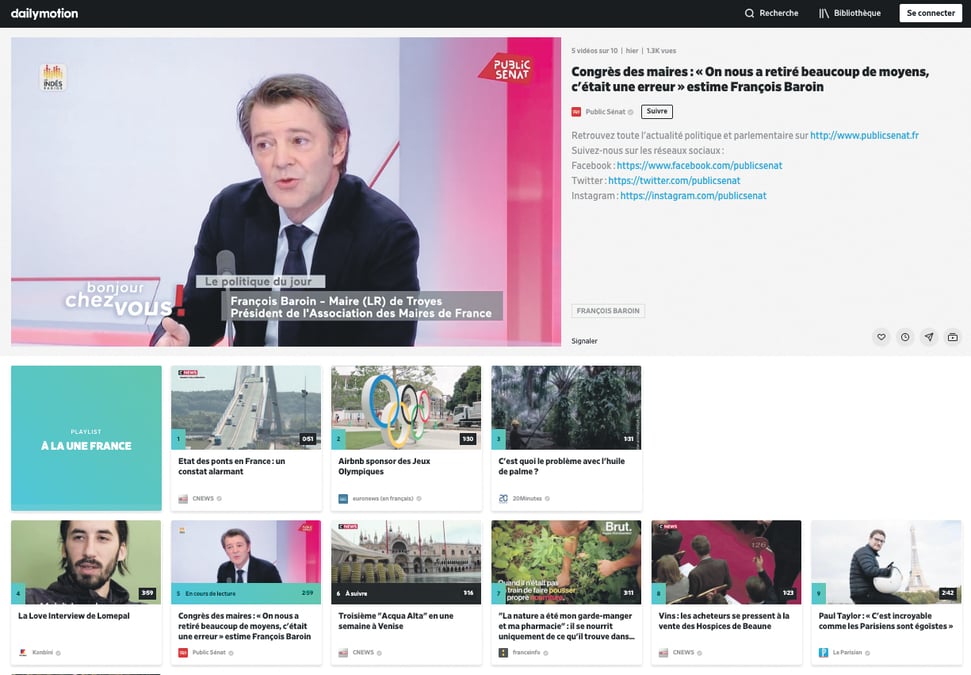 Dailymotion fait partie des clients d’OpenIO.