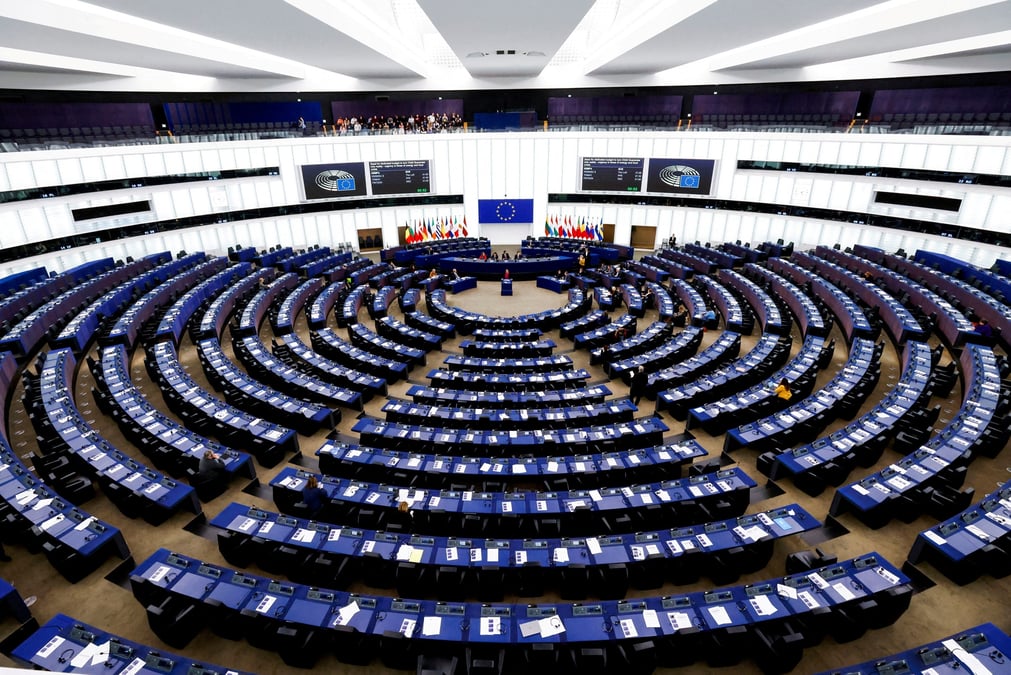 Le parlement europeen a strasbourg, france