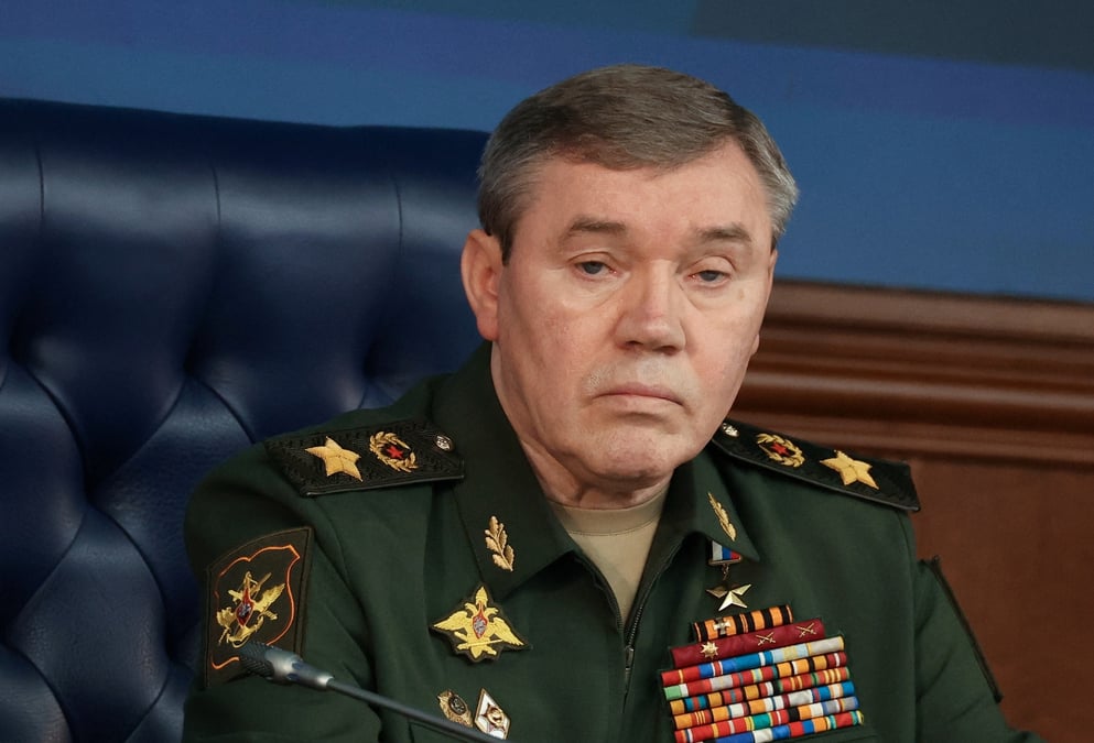 Le chef d'etat-major des forces armees russes, valery gerasimov