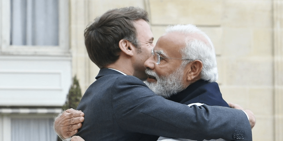 Emmanuel Macron Naendra Modi Inde France