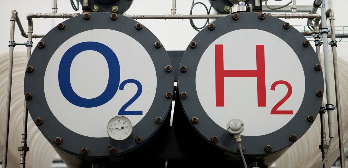 Partie d'un électrolyseur permettent de produire de l'hydrogène de manière décarbonée.