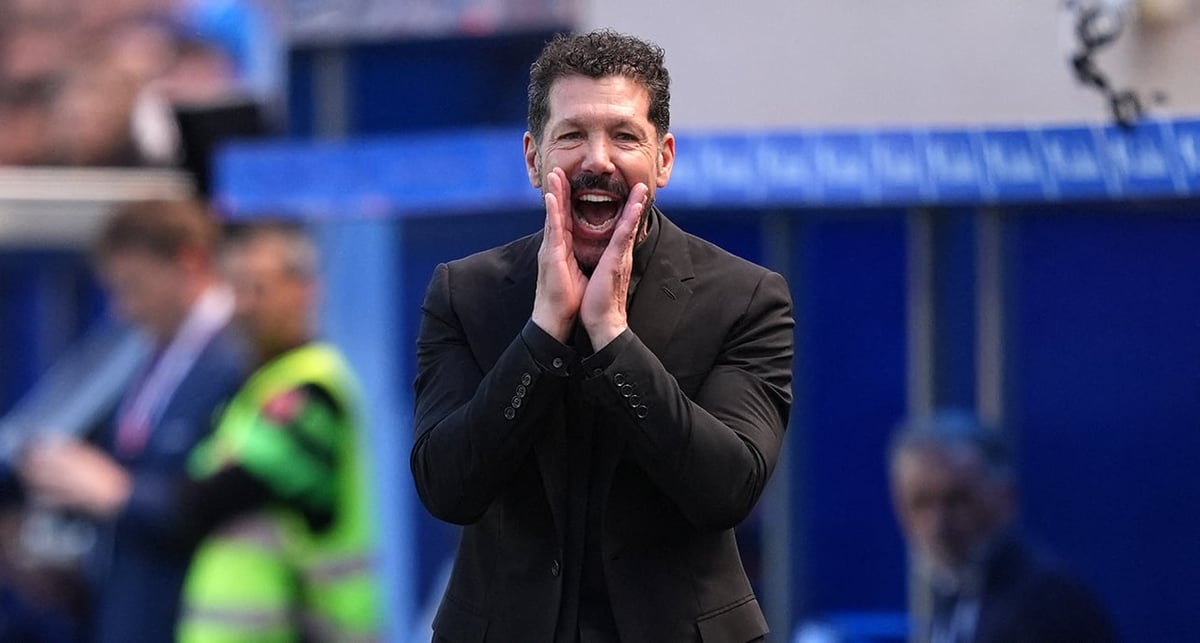 Diego Simeone est entraîneur de l’Atlético de Madrid depuis 2011.
