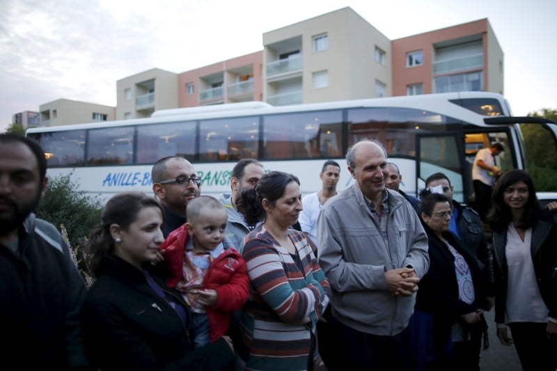 Une famille syrienne en quete d'une nouvelle vie en france