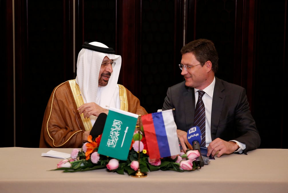 Petrole: moscou et ryad etendront l'accord a mars 2018