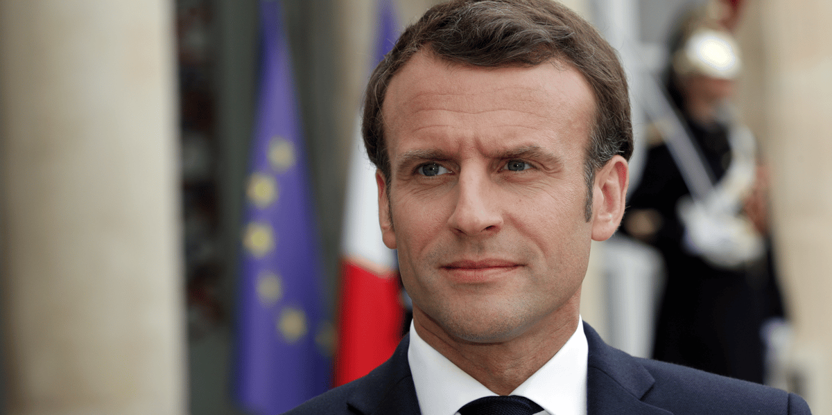 French president emmanuel macron attends a joint statement with irish prime minister (taoiseach) leo varadkar at the elysee palace in paris