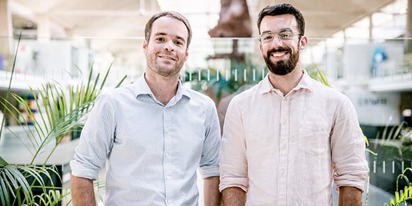 Benoît Brouard et Pierre Nectoux, co-fondateur de Wefight