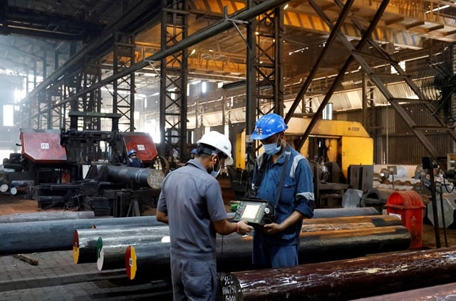 Le repli de la production industrielle française s'explique principalement par le recul de la production manufacturière (-2,7%). (Photo d'illustration)