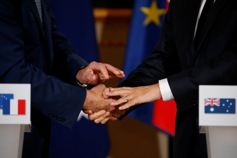 Le pm australien a cherbourg pour inaugurer le projet de sous-marins