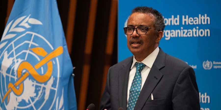 Le directeur général de l'Organisation mondiale de la santé (OMS), Tedros Adhanom Ghebreyesus, lors de la 73e Assemblée mondiale de la santé au siège de l'OMS, le 18 mai 2020. à Genève.