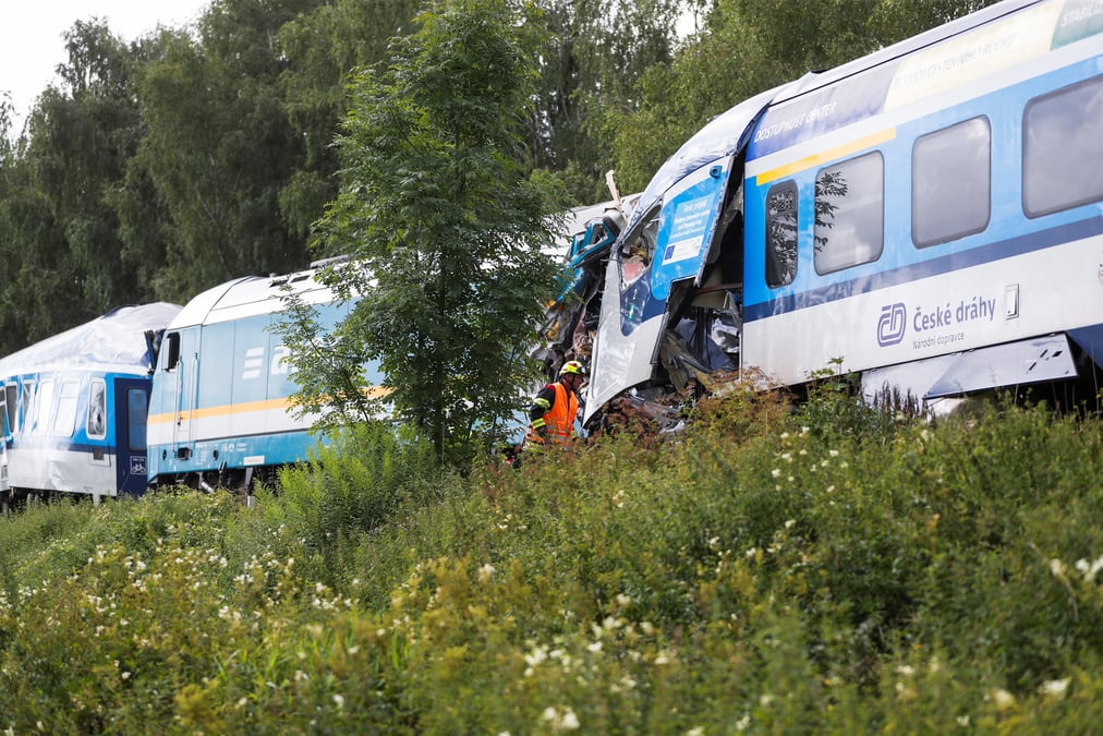 Deux morts dans une collision ferroviaire en republique tcheque
