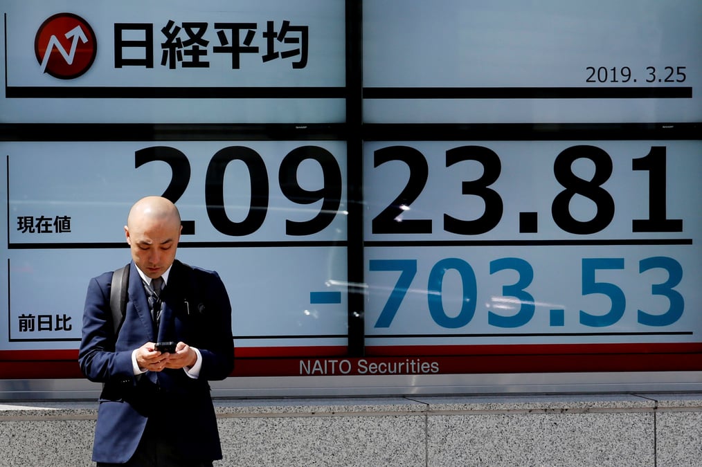 La bourse de tokyo finit en hausse