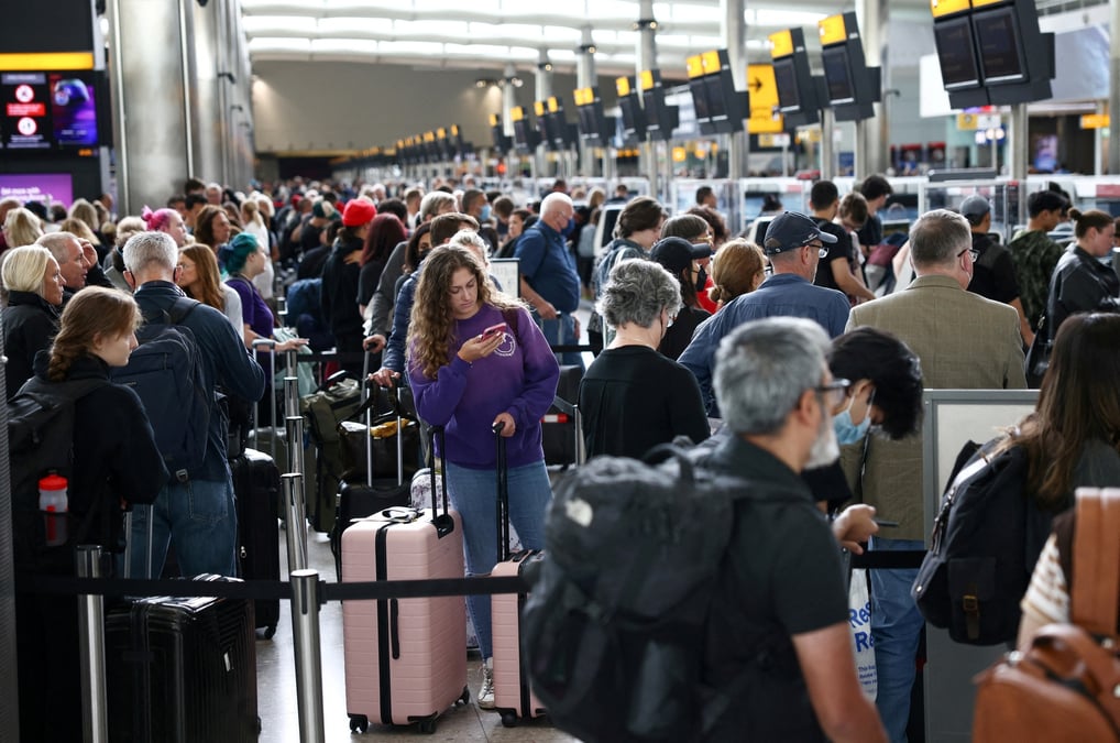 Le terminal 2 de l'aeroport d'heathrow a londres