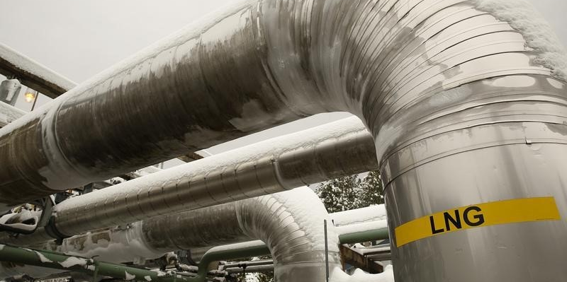 Aux etats-unis, le gaz naturel liquefie patit du recul des cours du petrole