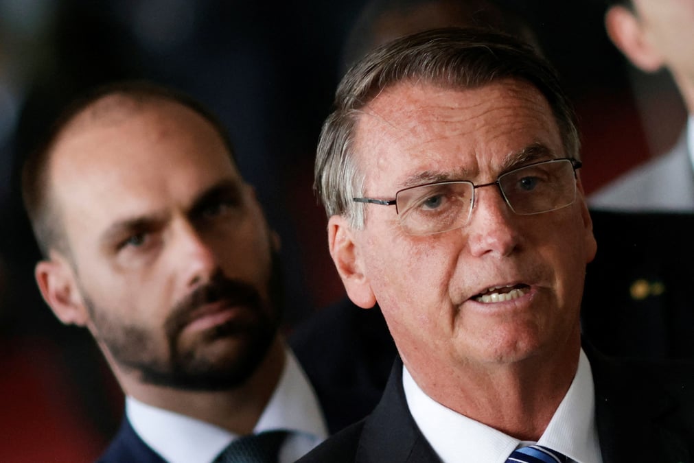 Le president bresilien jair bolsonaro