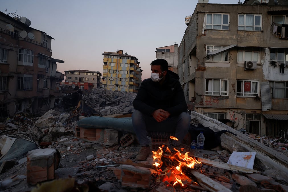 Consequences du tremblement de terre meurtrier a hatay, en turquie