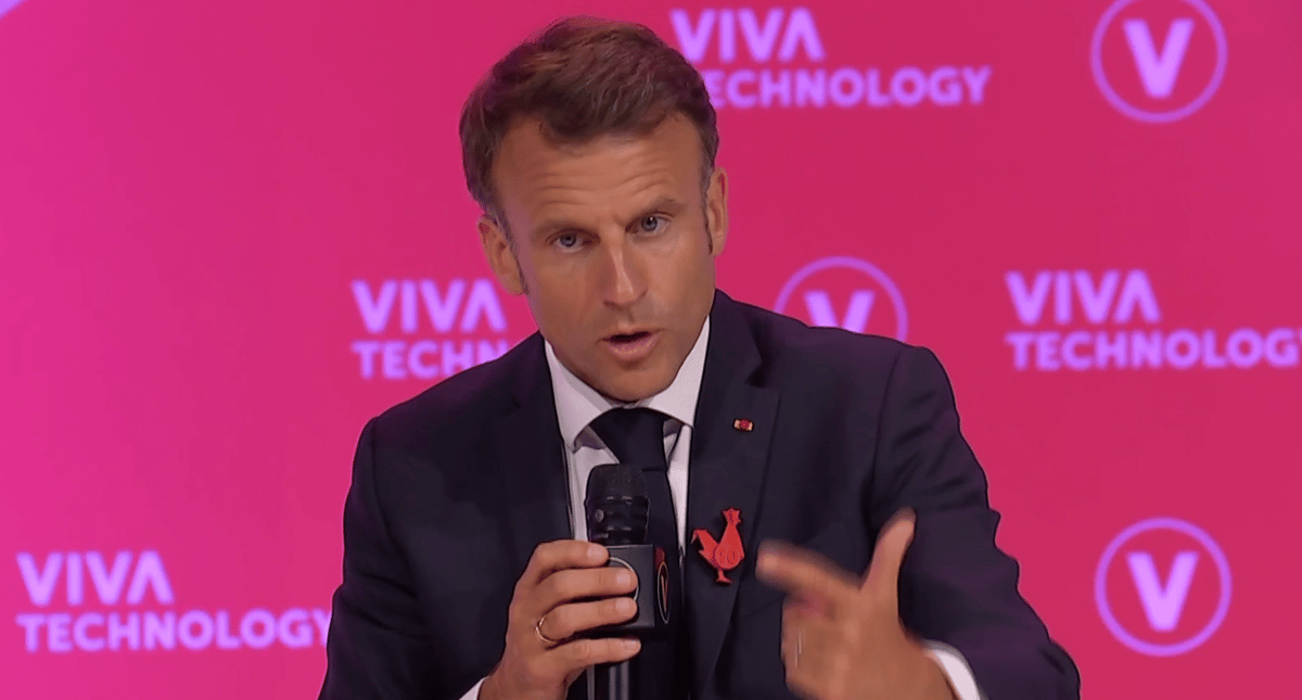 Emmanuel Macron à Vivatech