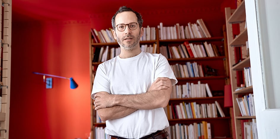 Victor Pouchet chez lui, à Paris, le 7 mars.