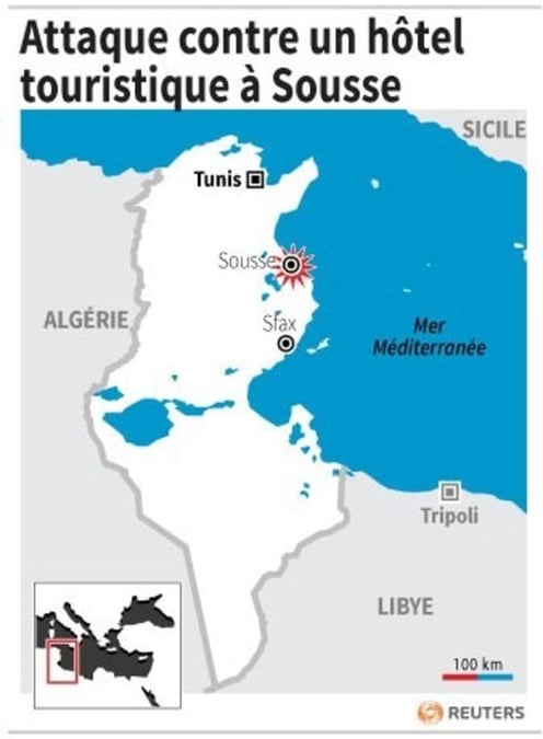 Attaque contre un hotel touristique a sousse