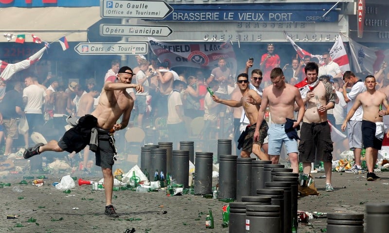 Heurts a marseille avant l’un des matches "a risque" de l'euro