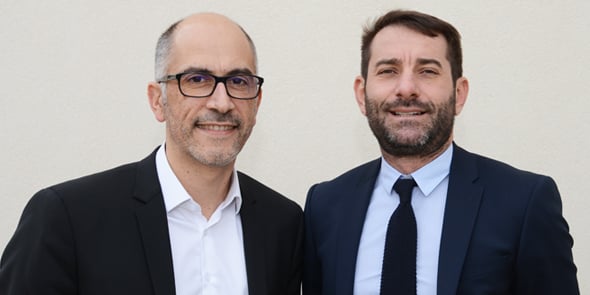 Jean-Claude Gallo, DG délégué de La Tribune, et Jean-Christophe Tortora, président de La Tribune