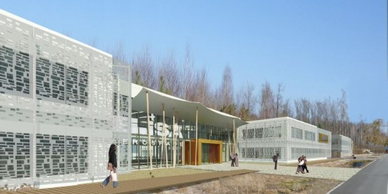 Le futur campus d'Elisa Aeropsace accueillera 600 élèves ingénieurs à Saint-Jean-d'Illac, près de Bordeaux.