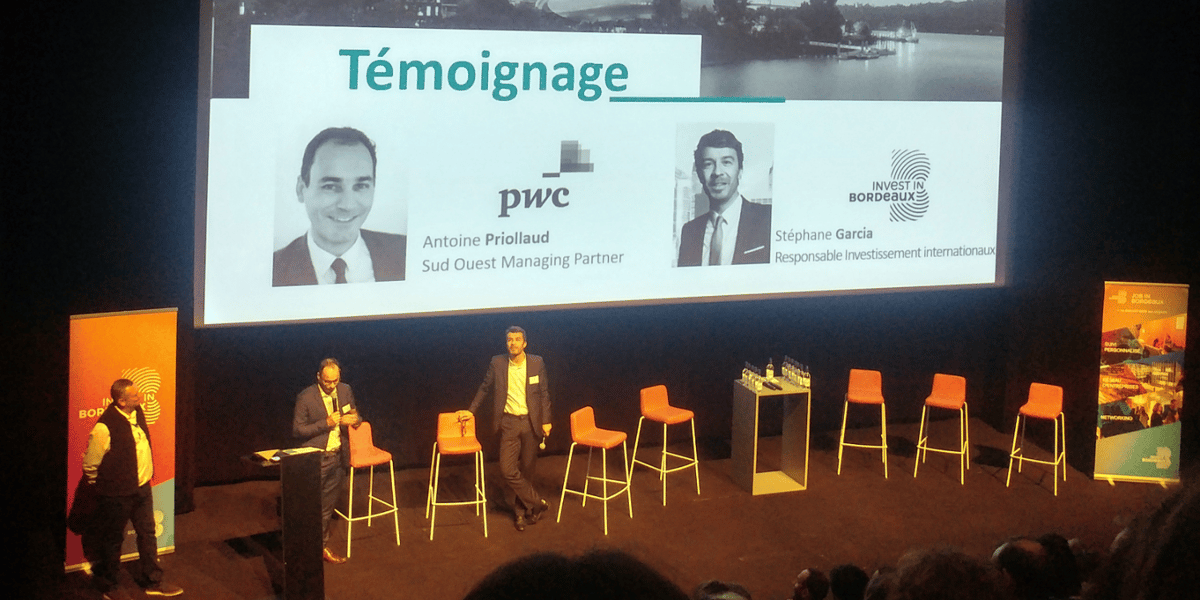 PWC a annoncé ce projet lors du 21e forum d'Invest in Bordeaux