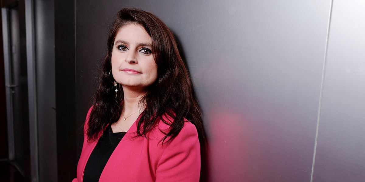 Hélène Thouy, coprésidente du parti et tête de liste pour la prochaine élection.