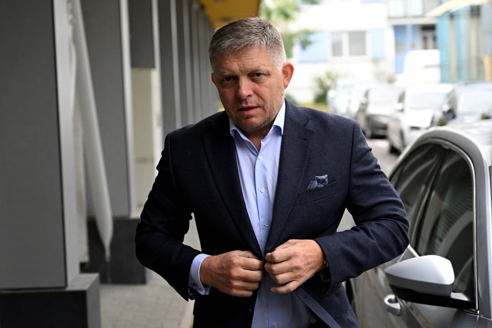 Photo d'archives du premier ministre slovaque, robert fico