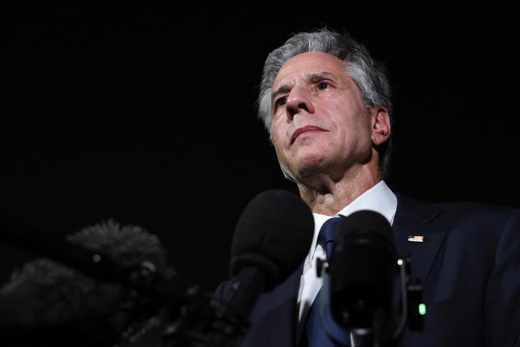 Le secretaire d'etat americain, antony blinken