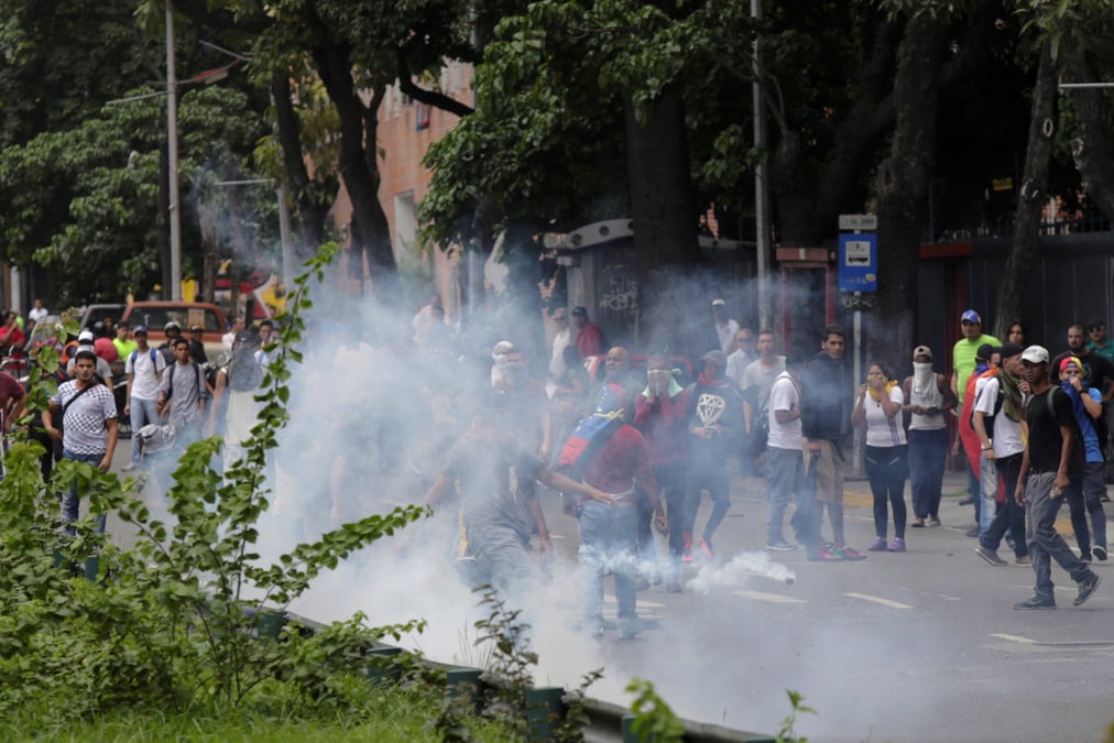 Rassemblements au venezuela 