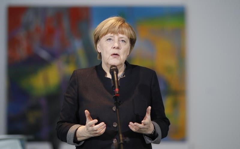 Merkel plaide pour une allemagne ouverte d'esprit