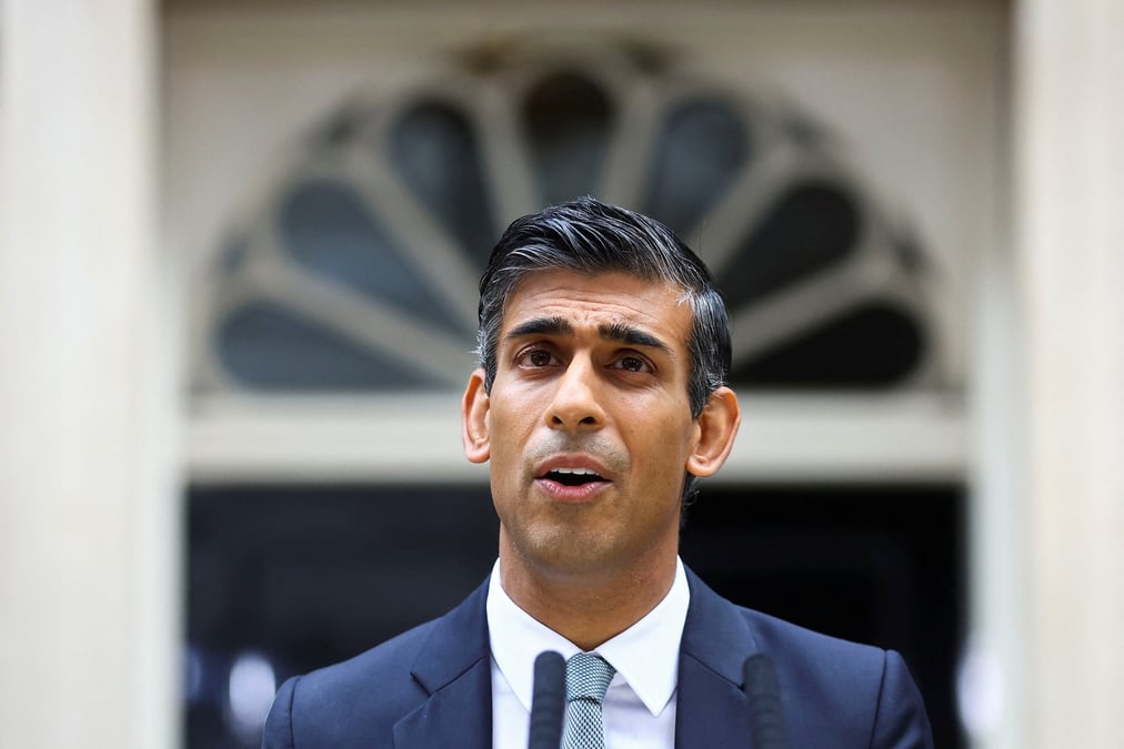 Photo de rishi sunak, nouveau premier ministre de la grande-bretagne