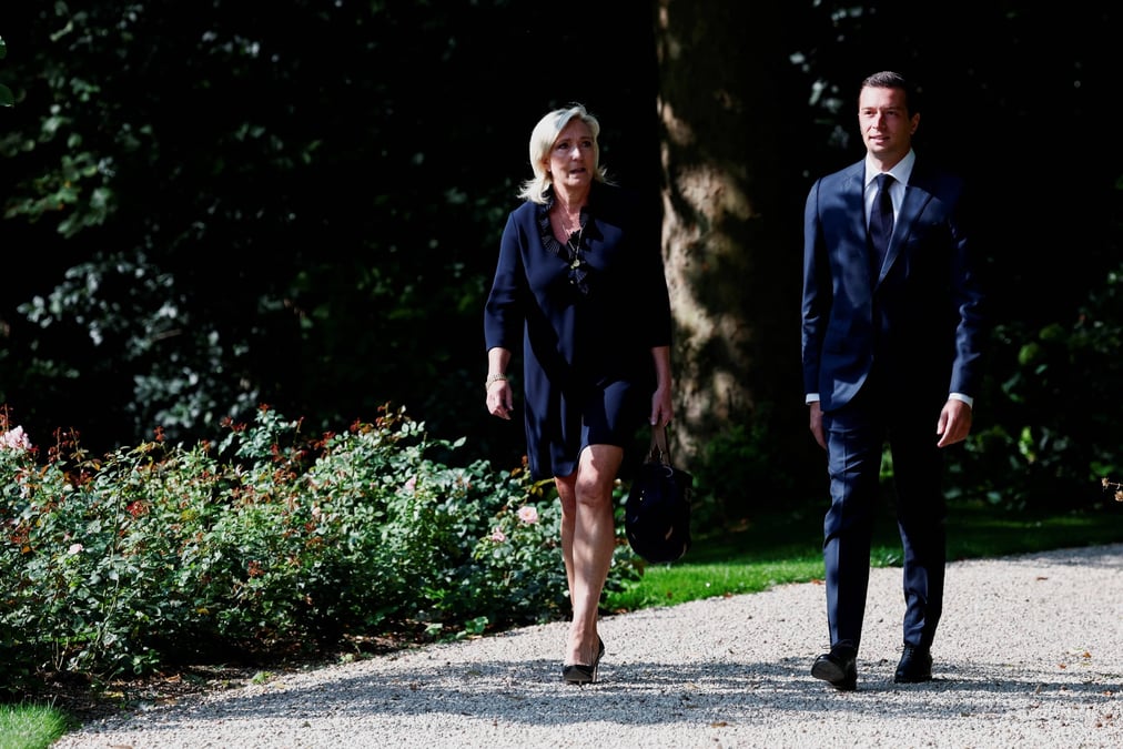 Marine Le Pen et Jordan Bardella ont été reçus ce lundi matin par Emmanuel Macron à l'Elysée.