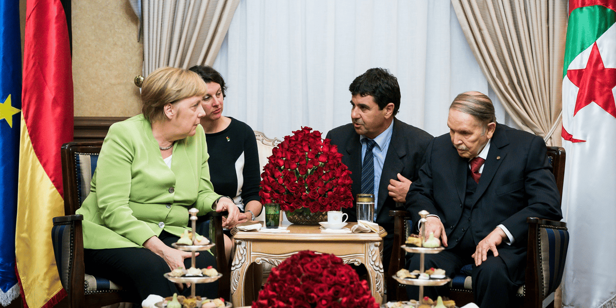 Bouteflika Merkel Algérie Allemagne Afrique