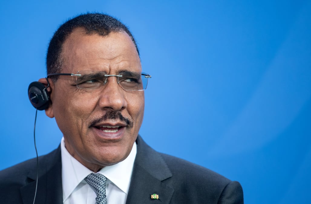 Le president nigerien mohamed bazoum