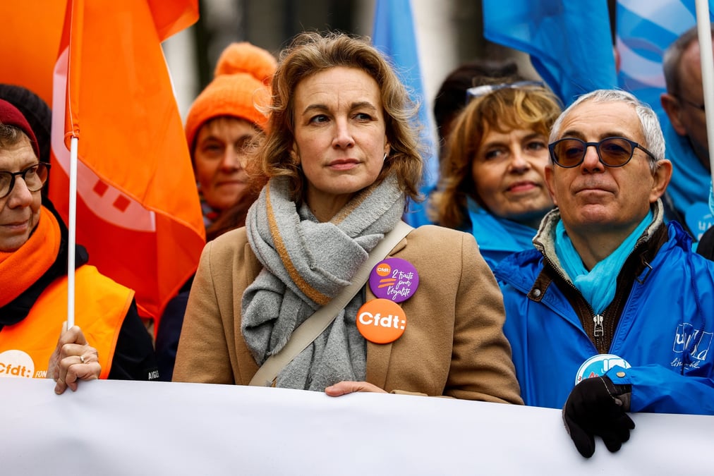 La secrétaire générale de la CFDT, Marylise Léon.