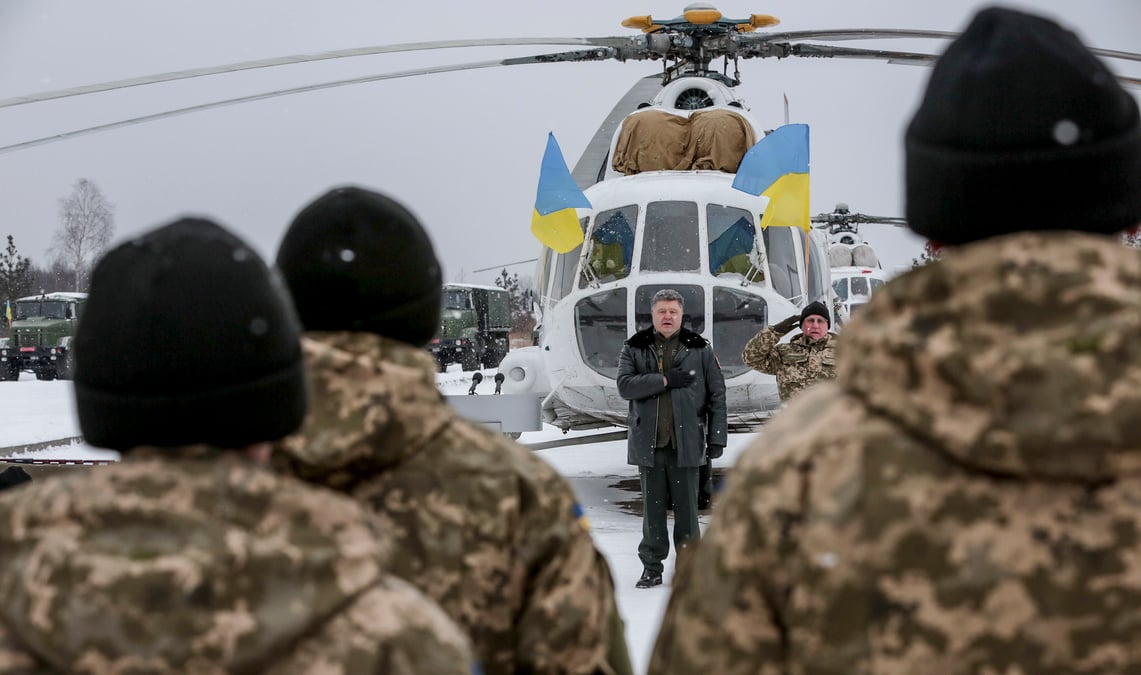 Le president ukrainien annonce une annee difficile