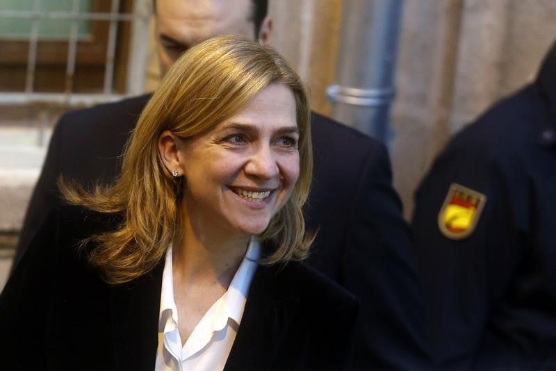 L'infante cristina d'espagne destituee de son titre de duchesse