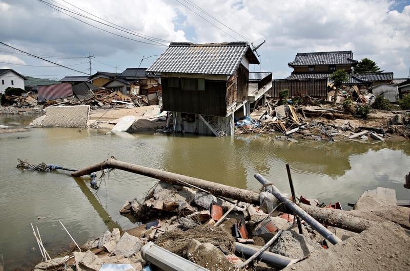 Intemperies au japon: le bilan s'alourdit a 195 morts