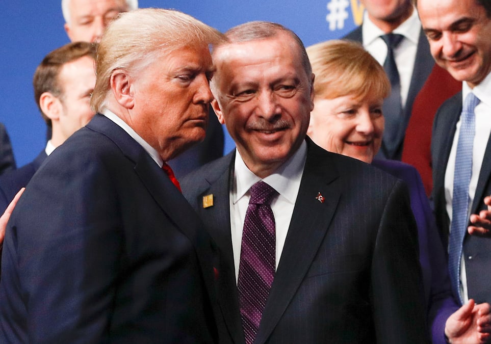 Turquie et libye au menu d'une discussion entre trump et erdogan