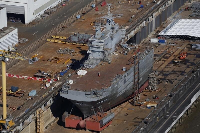 Du matériel informatique volé à bord d’un Mistral russe