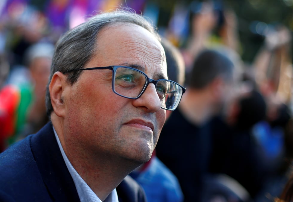 Le president catalan vise par une enquete pour desobeissance