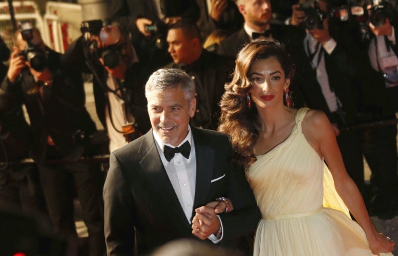 Le couple clooney attend des jumeaux