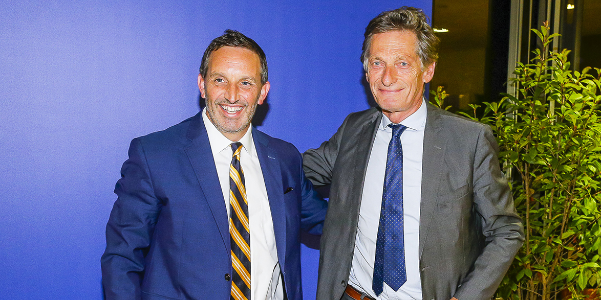 Joseph DaGrosa (GACP) et Nicolas de Tavernost (M6)